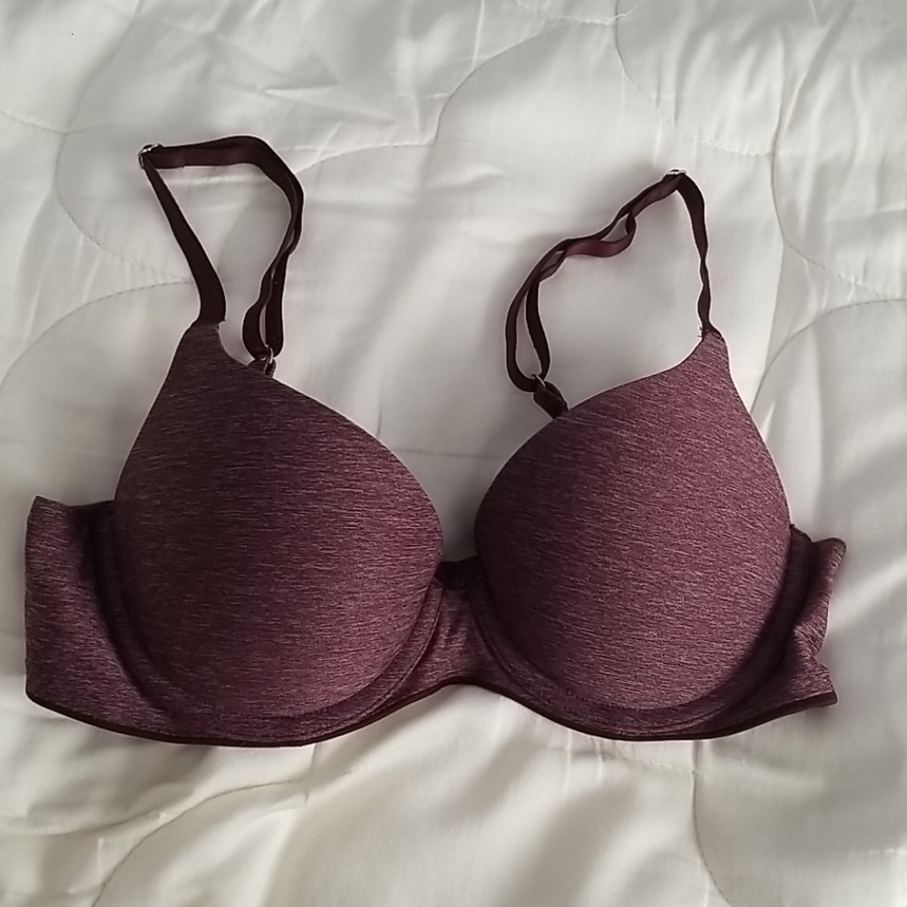 Aerie Burgundy Sunnie Push Up Bra